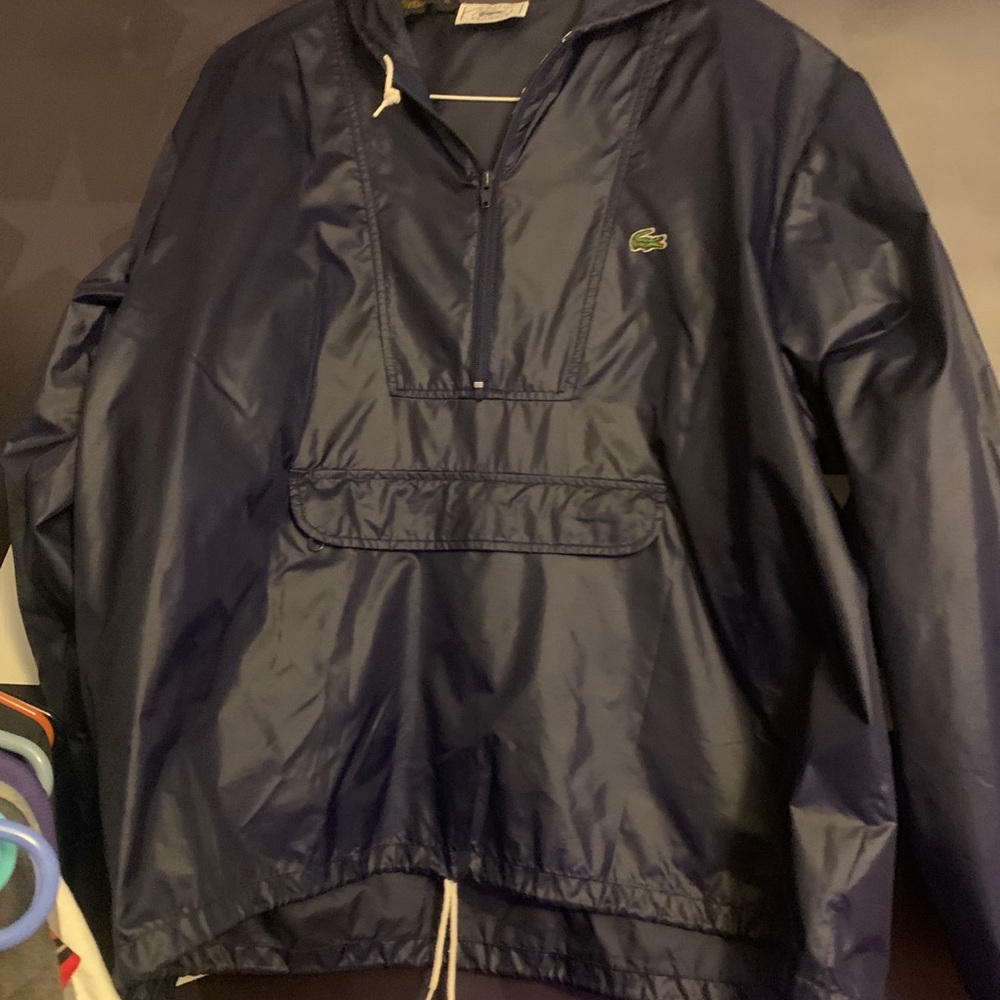 80s Lacoste Half Zip Wind Breaker
